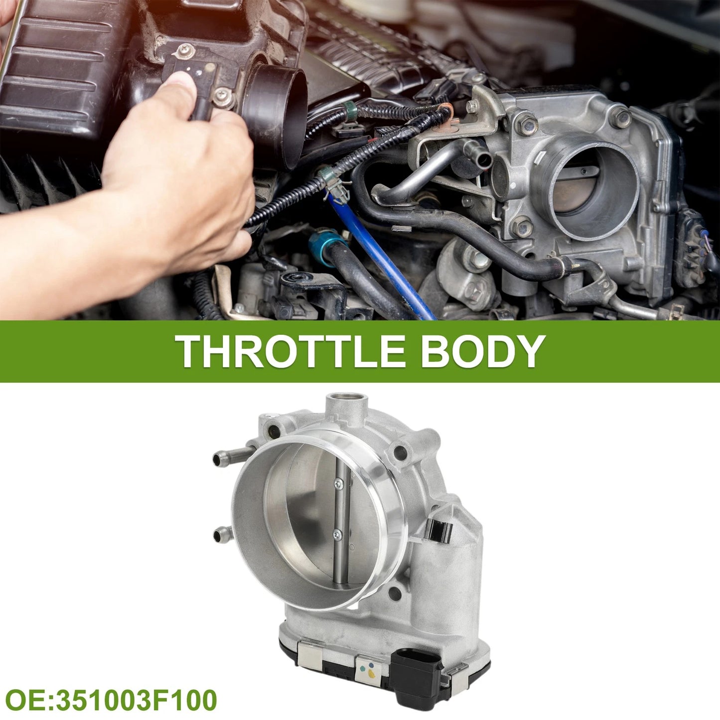 Throttle Body for Kia K900, Hyundai Equus, Genesis (2015-2016)