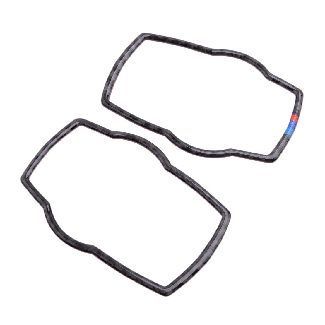 Carbon Fiber Multimedia Control Button Switch Bezel for BMW 1 2 3 4 5 Series