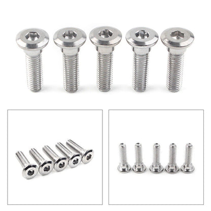 5 x M8x30mm Steel Bolts Hex Socket Disc Brake Rotor Screws Fasteners