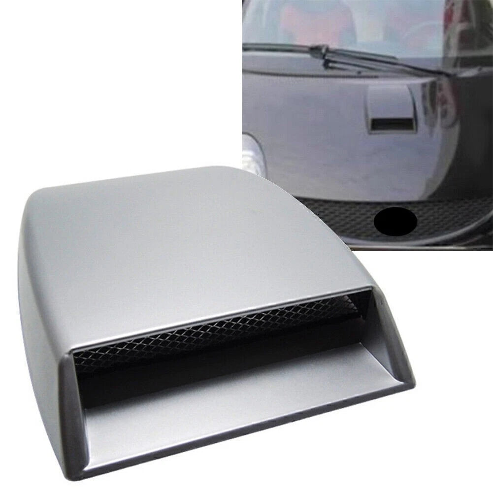 Universal Air Flow Intake Scoop Bonnet Hood Decoration Cover for Auto Vent