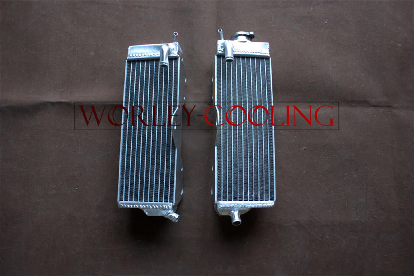 Aluminum Radiator & Blue Hoses for Honda CR500R (1985-1988)