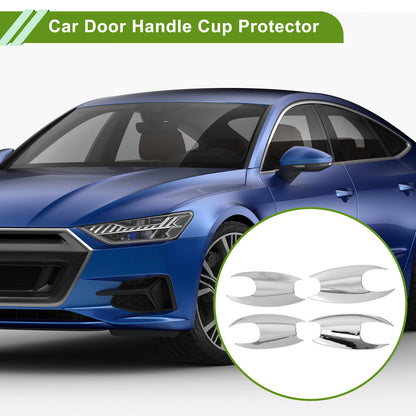 Chrome Silver Door Handle Cup Protectors for BMW X3 (2018-2022) 4 Pcs