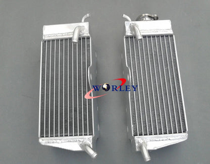 Aluminum Radiator + Blue Hose for Honda CR250R CR250 (1985-1987)