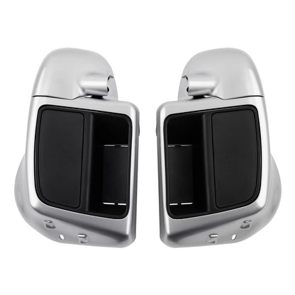 Lower Vented Fairings for Harley Street Glide (2014-2023) Silver Pearl