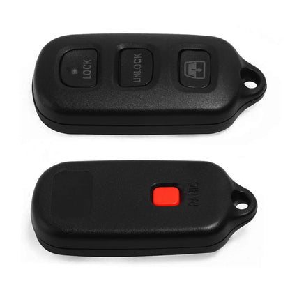 2 x 3+1 Button Key Shell Case Cover for Toyota 4Runner (2002-2009)
