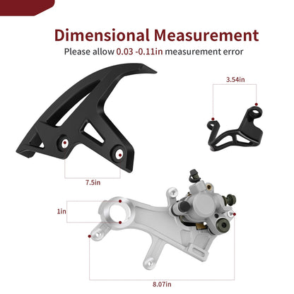 Rear Brake Caliper Guard for Honda CR125R CR250R CRF250 CRF450 (1992–2009)