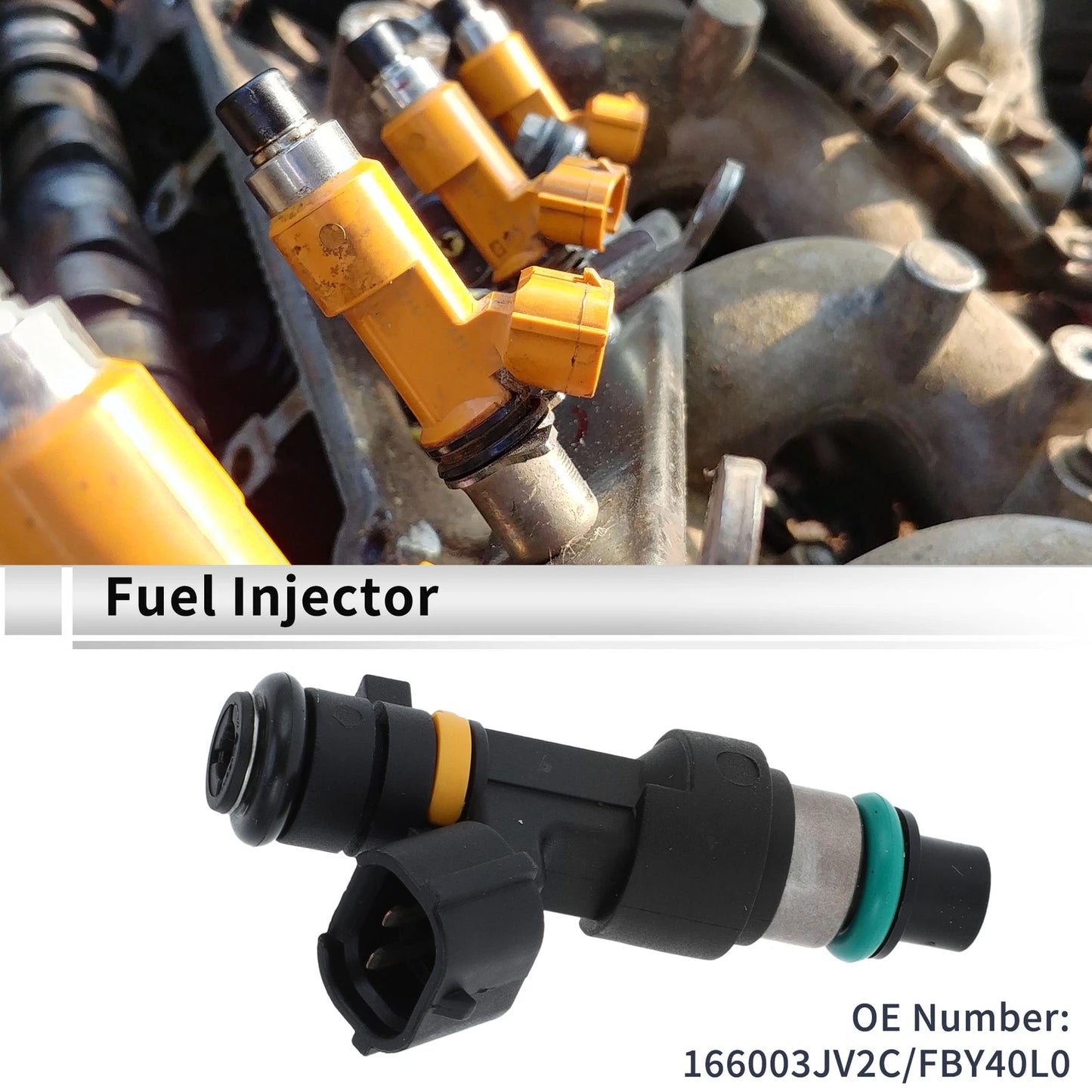 Fuel Injector for Nissan Pathfinder Hybrid 2.5 (2014-2015) 1Pc Black