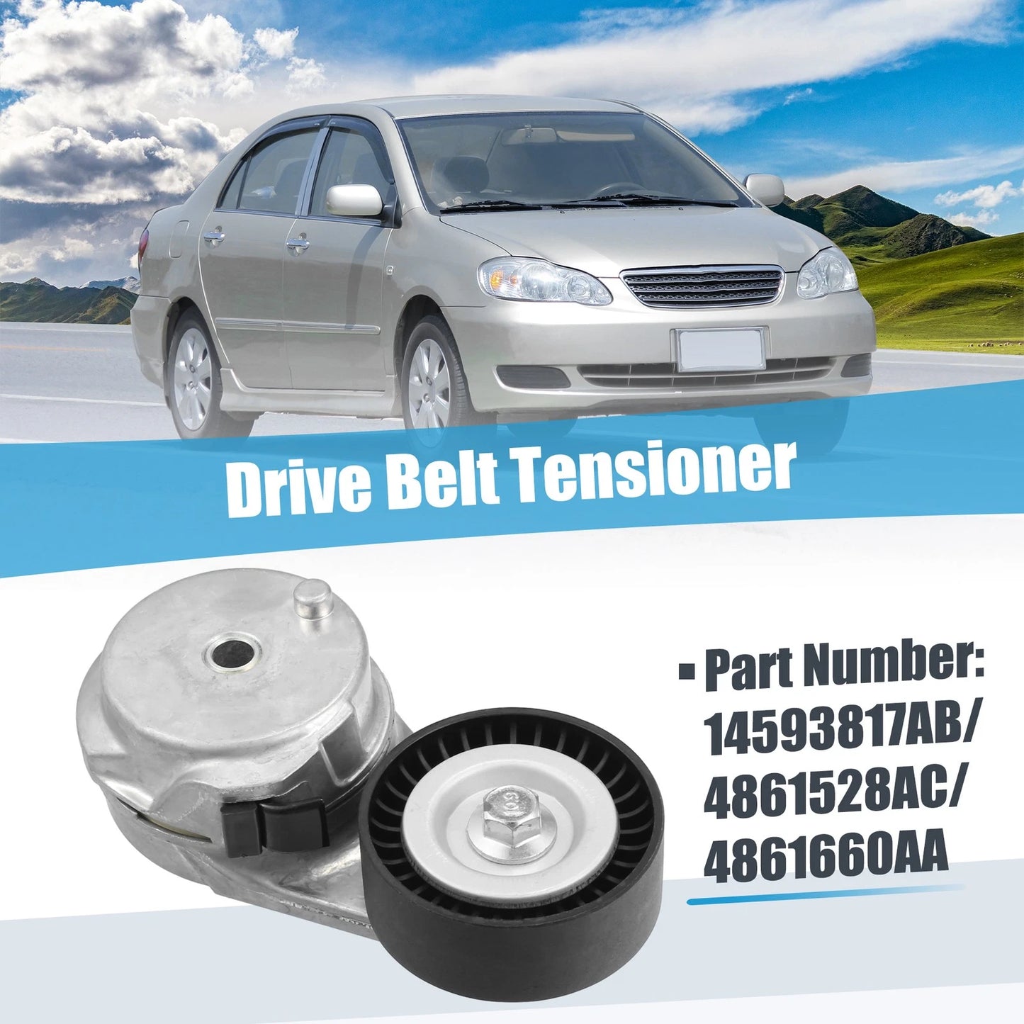 Belt Tensioner Pulley Assembly for Dodge Charger (2008)