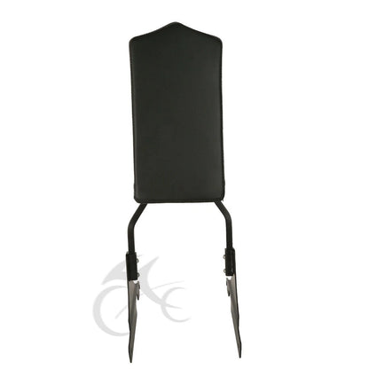 Black Sissy Bar w/ Backrest Pad for Harley Softail Custom (1984-1999)