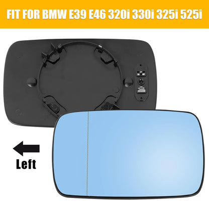 Heated Left Side Mirror w/ Backing Plate for BMW E39 E46 330i 325i 525i (1998-2005)