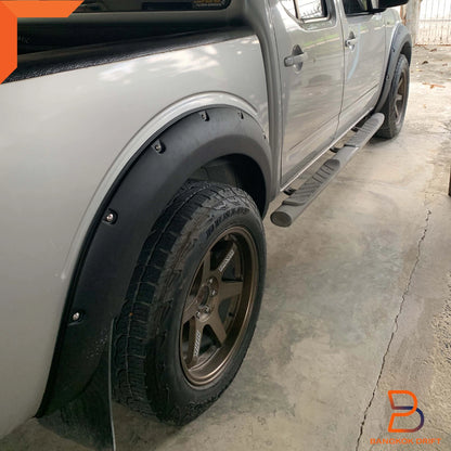 Black Fender Flare Arch for Nissan Navara D40 Narrow Body 4DR Dual Cab