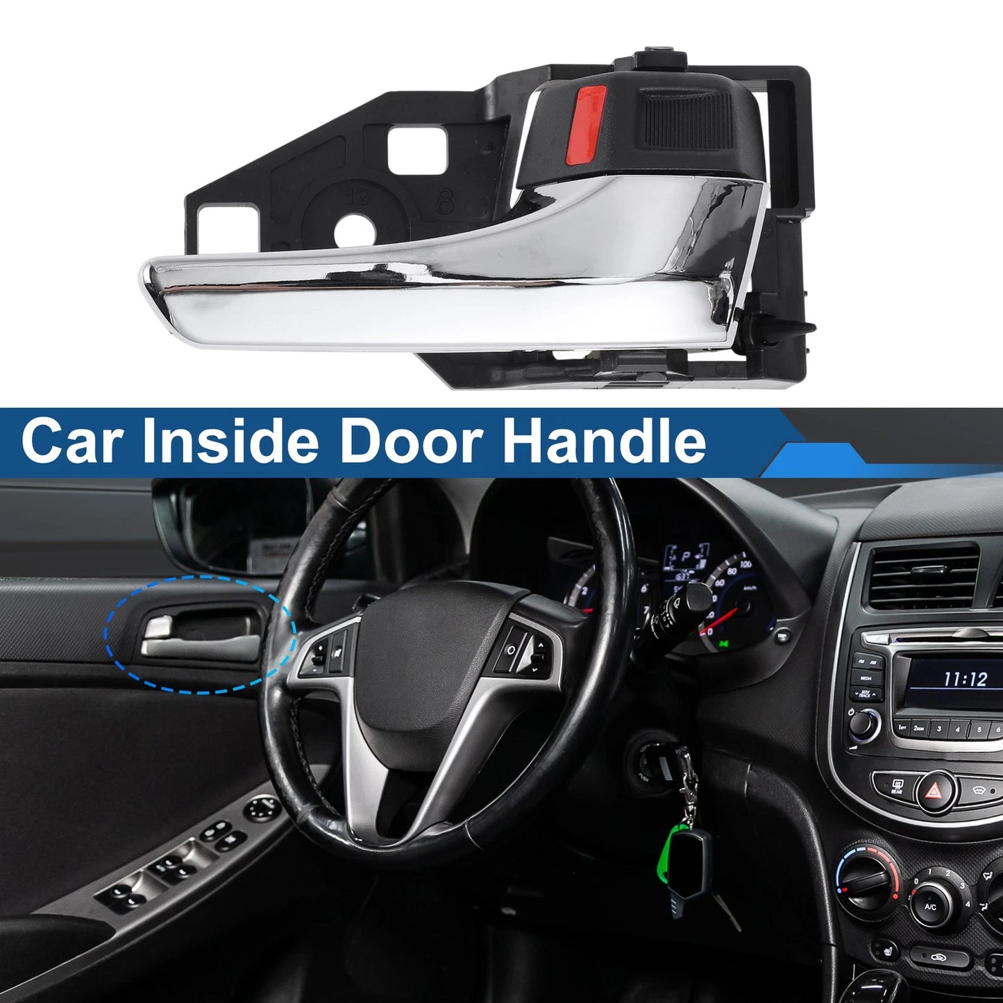 Front Driver Side Interior Door Handle for Toyota Camry (2012–2017)