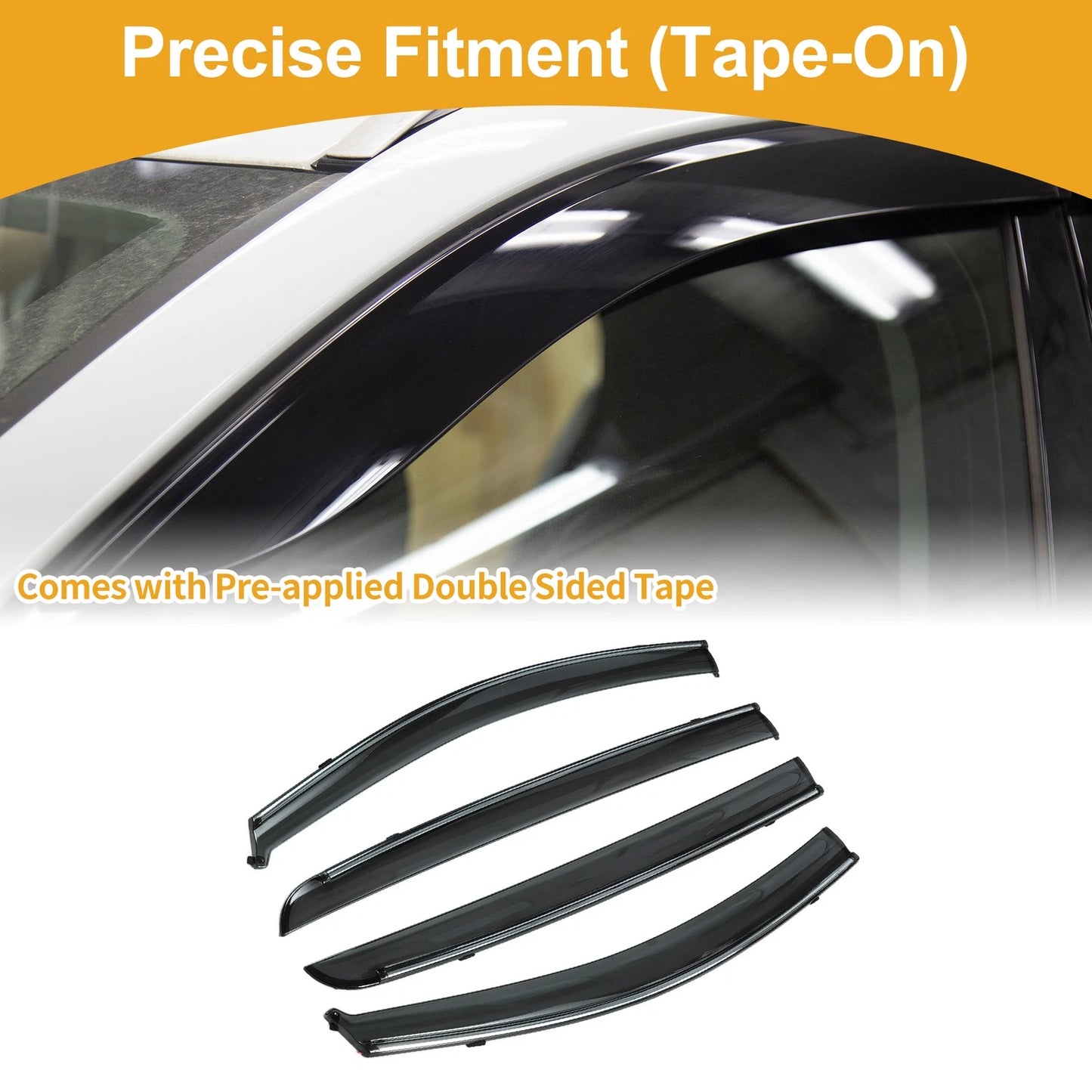 Window Deflectors Chevrolet Aveo Hatchback Side Window Visors (2007-2011)