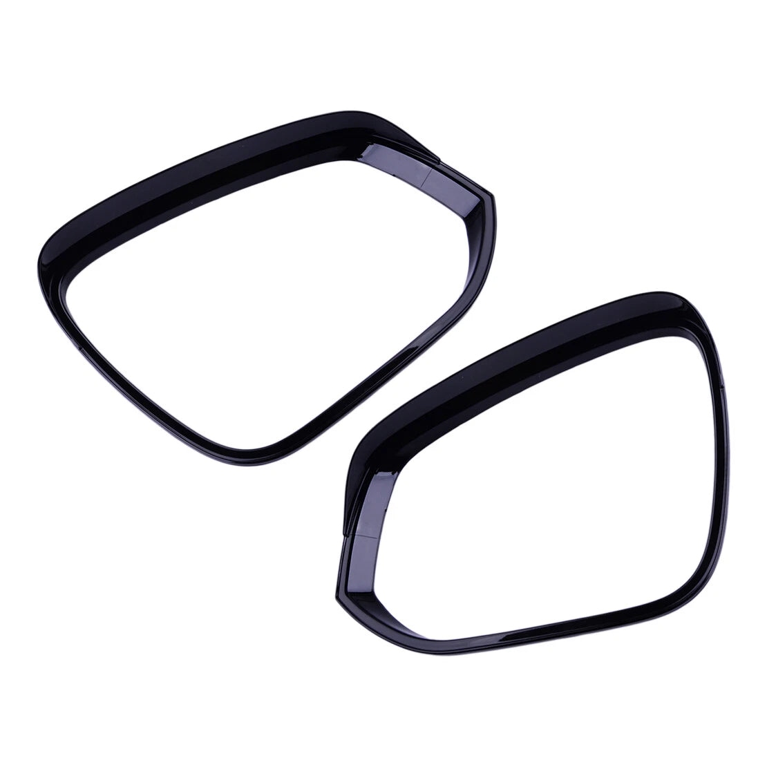 Black Rear Mirror Rain Eyebrow Trim for Toyota Corolla Cross (2022-2023)