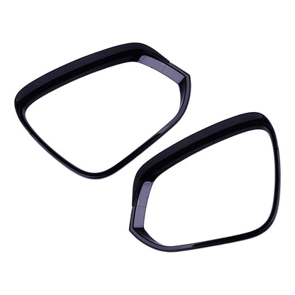 Black Rear Mirror Rain Eyebrow Trim for Toyota Corolla Cross (2022-2023)