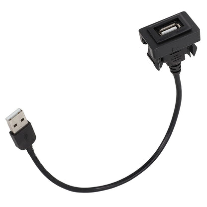 DASH Flush Mount USB Port Panel Extension Cable Adapter for Toyota