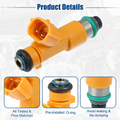 6 x Fuel Injector Nozzle for Infiniti Q50 3.7L (2014-2015)