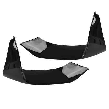 Black Front Bumper Lip Splitter for BMW F80 M3 F82 F83 M4 (2015-2018)