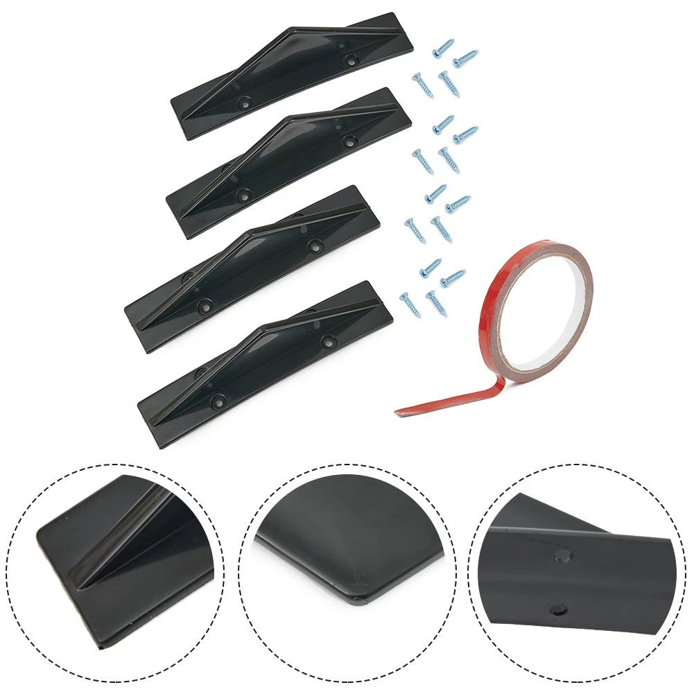 Rear-Bumper Diffuser Lip Splitter Fin Trim Cap for 300