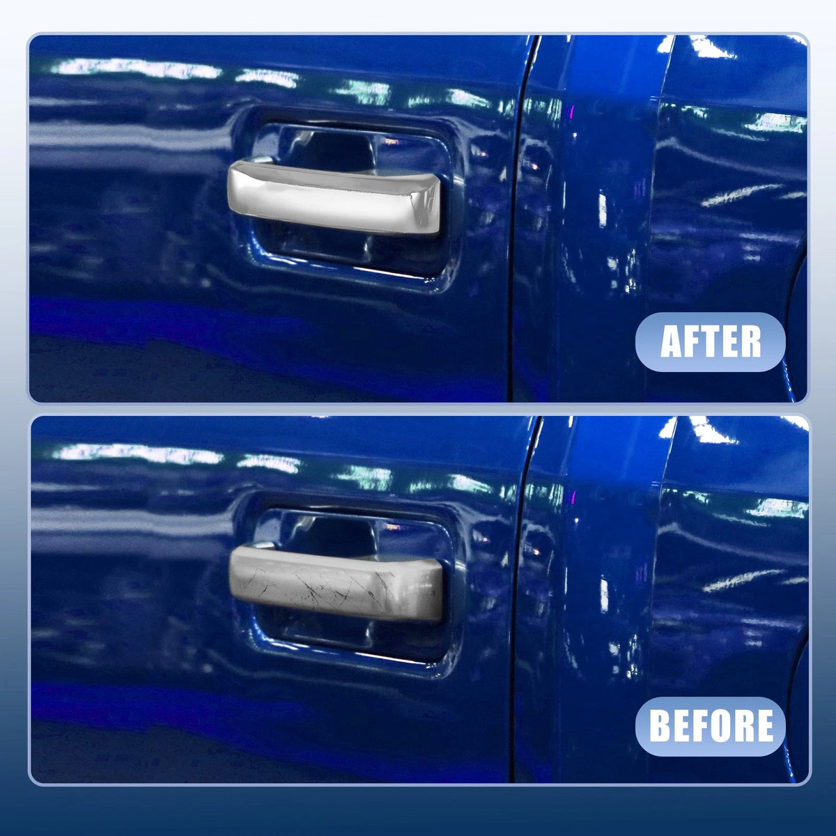 Chrome Door Handle & Mirror Cover Caps for Ford F150 (2004-2023)