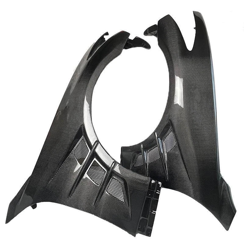 Carbon Fiber Front Fenders w/o Light Hole for Infiniti G37 2-Door 2008-2013