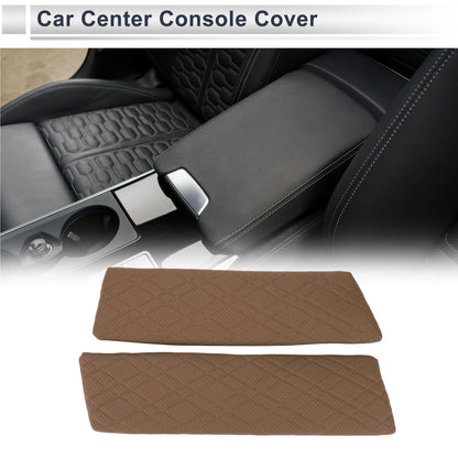 Car Center Console Cover for BMW 5 Series G30 2018-2023 Brown 1 Set
