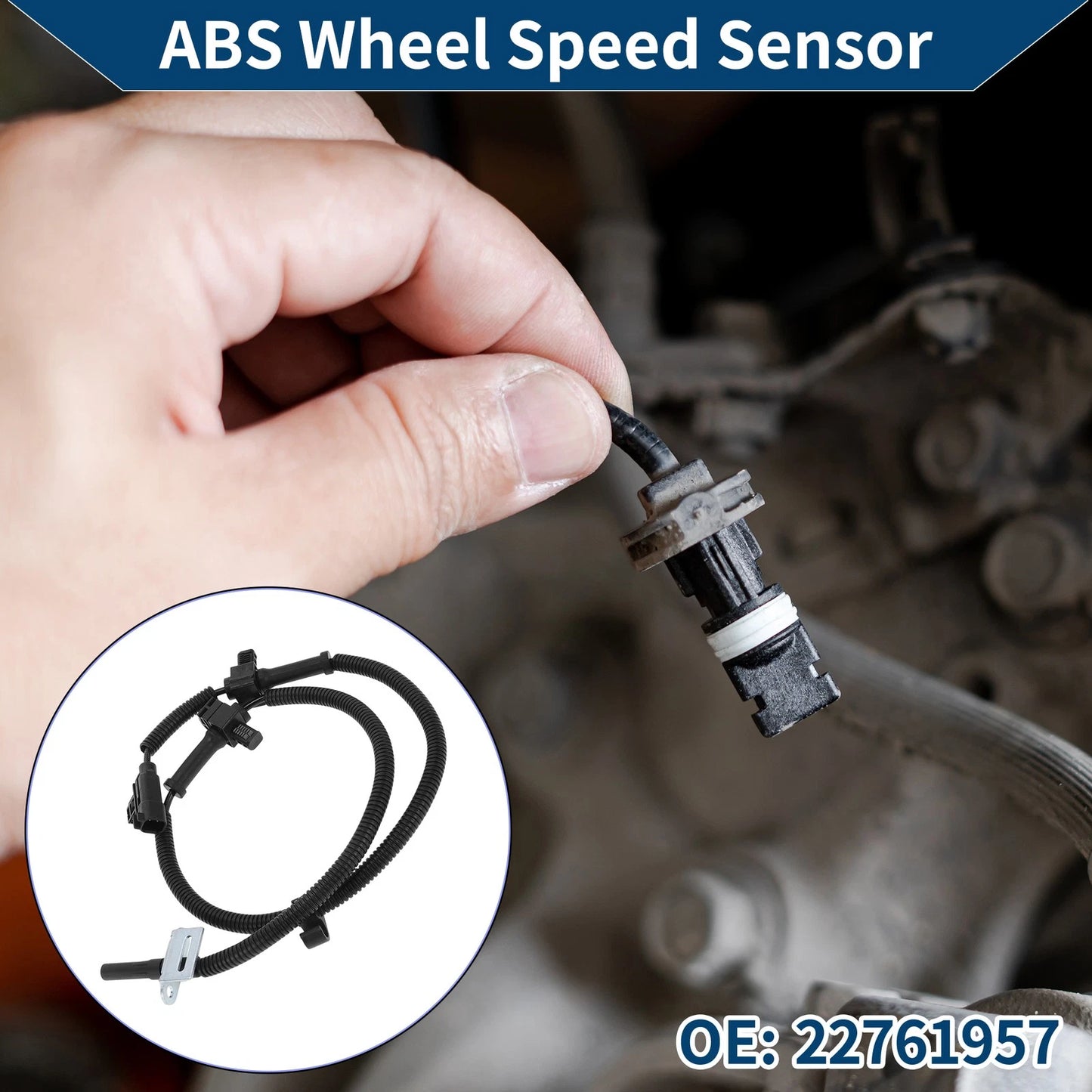 ABS Wheel Speed Sensor for Chevrolet Silverado (Rear Right)