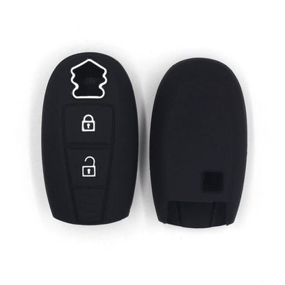 2 Buttons Silicone Key Shell FOB Case Fit For SUZUKI SX4 Swift Vitara S-CROSS
