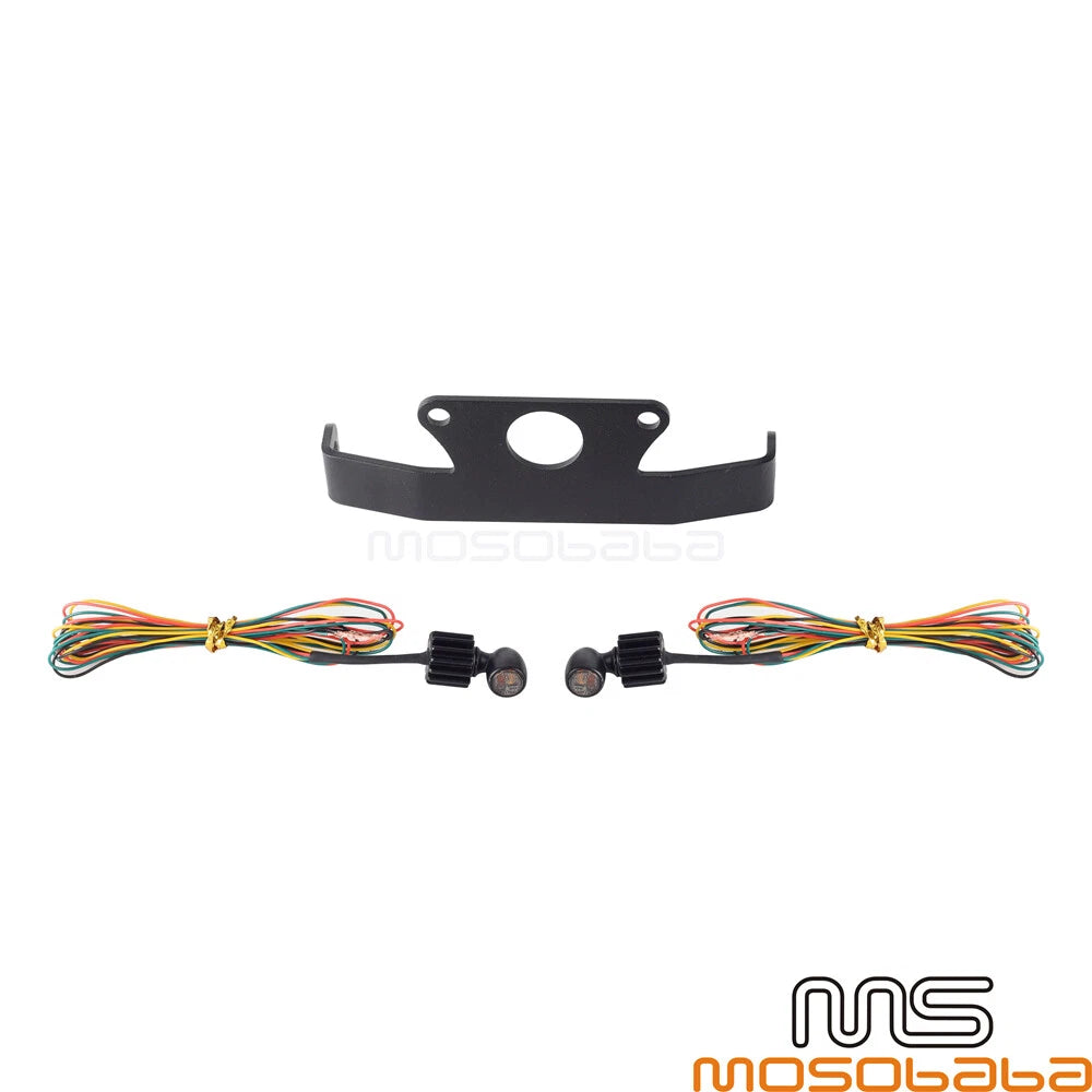 12V Mini Rear LED Turn Signal Tail Light w/Bracket for Harley Sportster (2021-2023)