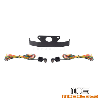 12V Mini Rear LED Turn Signal Tail Light w/Bracket for Harley Sportster (2021-2023)