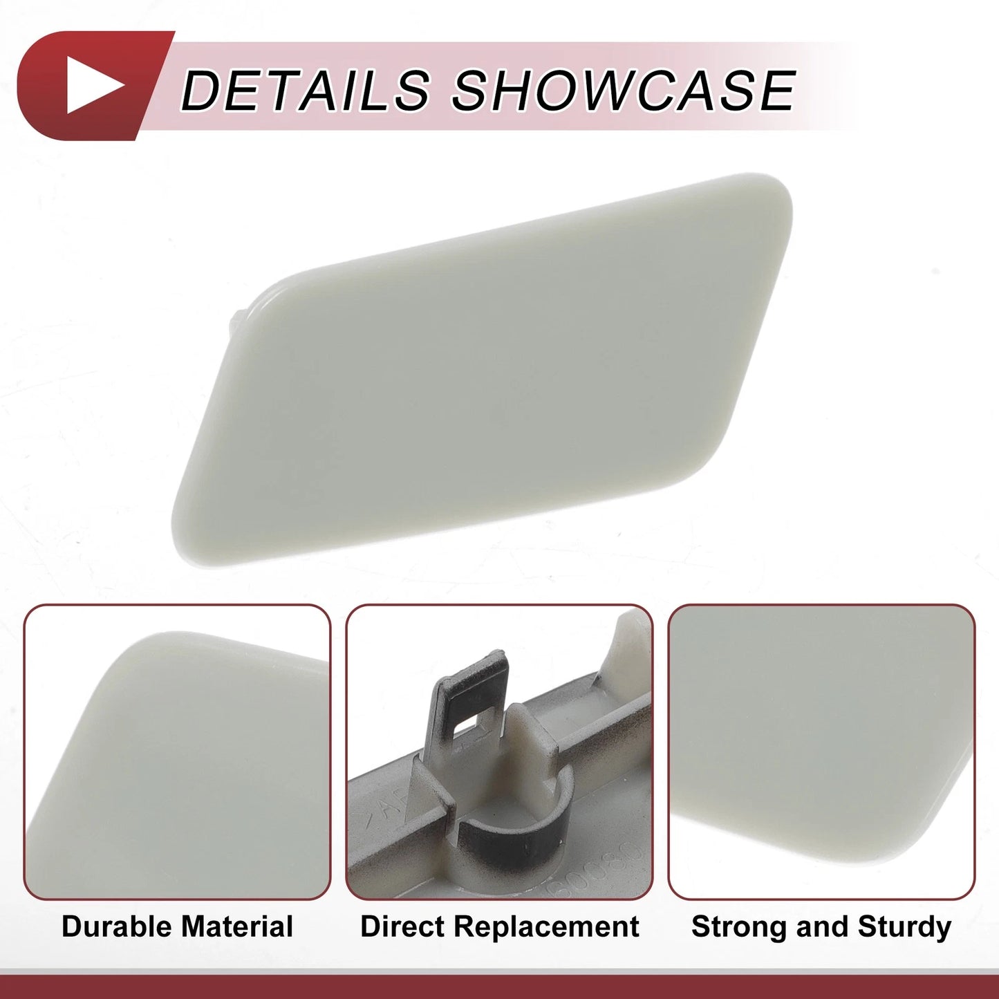 Front Left Washer Nozzle Cover for Lexus LX570 (2016-2021) - Unpainted