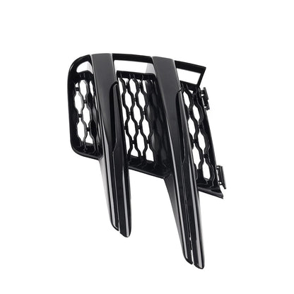 Glossy Black Front Fog Light Grille for Land Rover Range Rover Velar (17-22)