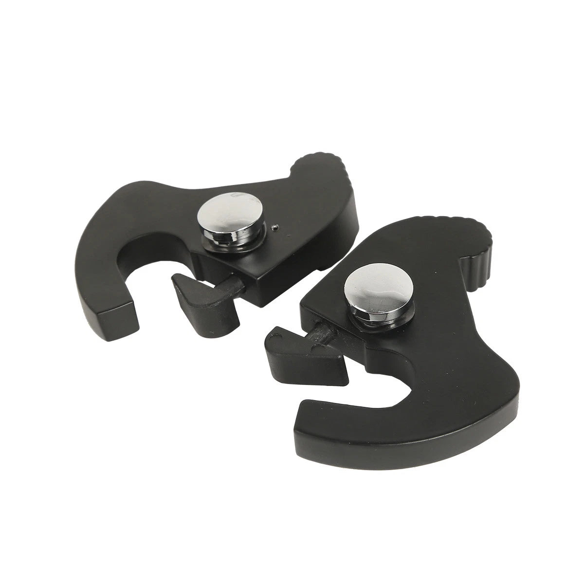 Black Sissy Bar Luggage Rack Docking Clip Kits for Harley Touring Softail