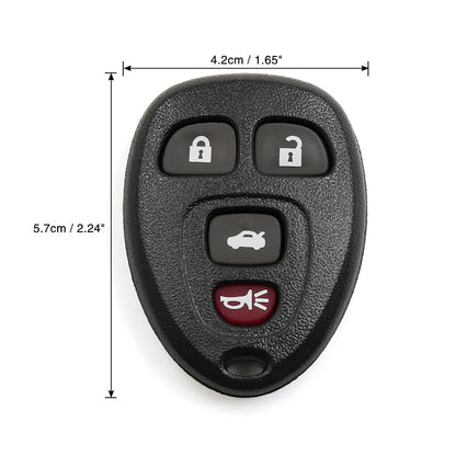 Key Fob Case Shell Replacement for Chevrolet Malibu (2004 - 2012)