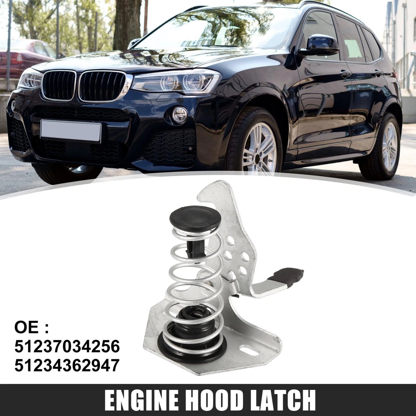 Engine Hood Latch for BMW 550i 650i M5 M6 (2006-2010)