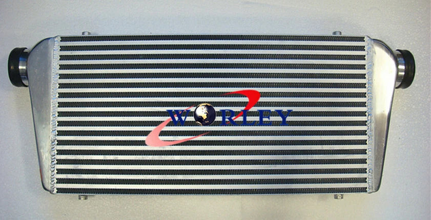 Universal 300x600x70mm Intercooler & 3" Aluminum Piping Hose Kit
