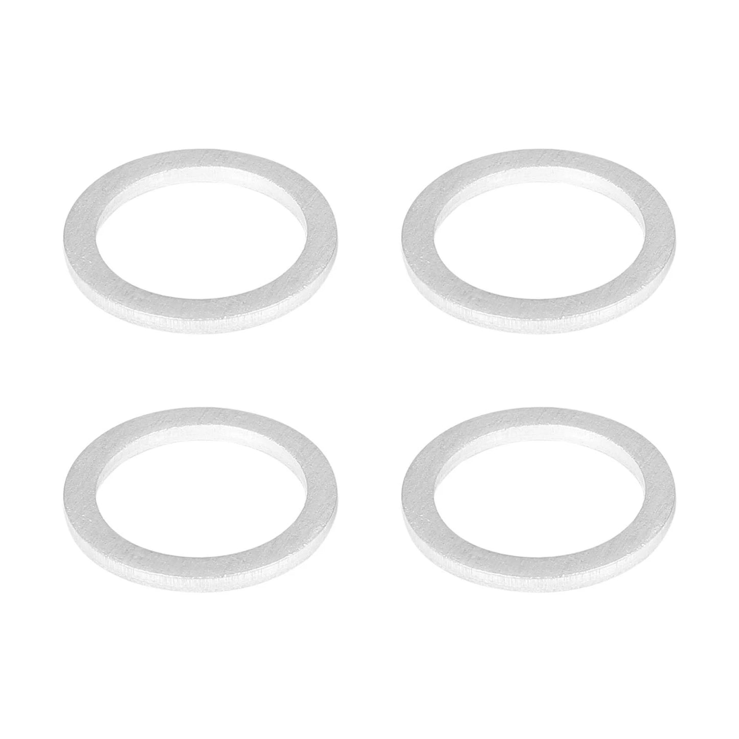 10 x M18 Silver Tone Oil Drain Plug Gaskets for Toyota (90430-18008)