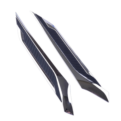2 x Front Headlight Eyebrow Covers for Toyota RAV4 (2019-2020)