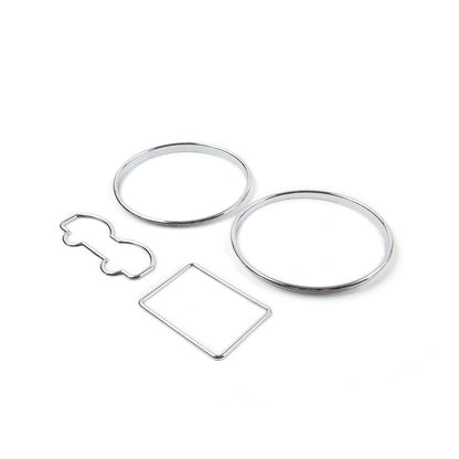 Speedometer Gauge Dial Trim Rings for VW Golf MK4, Passat B5, T4, Jetta 4 (1997-2006)
