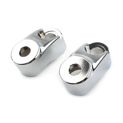 39mm 49mm Chrome Short Front Turn Signal Mounts for Harley Sportster FXR