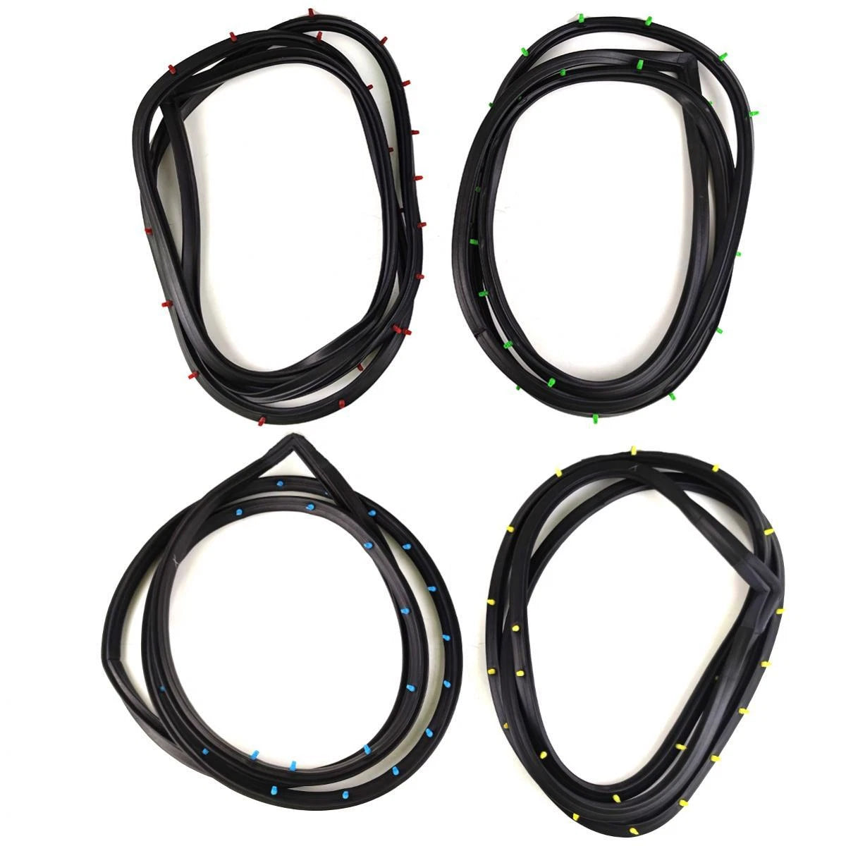 Door Rubber Seal Weatherstrip Set 4 Fits Toyota Corona RT60 4D Sedan 1968-70 D08