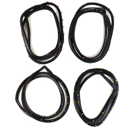 Door Rubber Seal Weatherstrip Set 4 Fits Toyota Corona RT60 4D Sedan 1968-70 D08