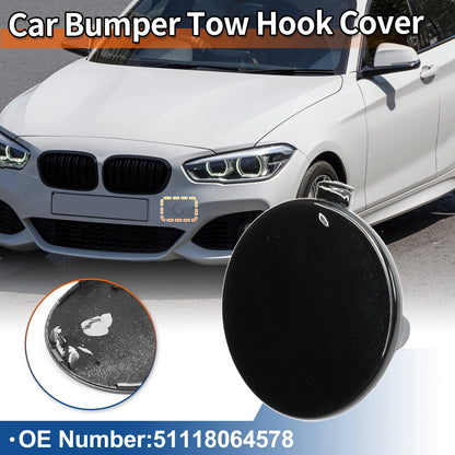 Bumper Tow Hook Cover for BMW 1 Series (2011-2019) - Black Sapphire
