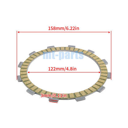 Clutch Friction Plates for Kawasaki KLE400, KLE500 (1991-2007)