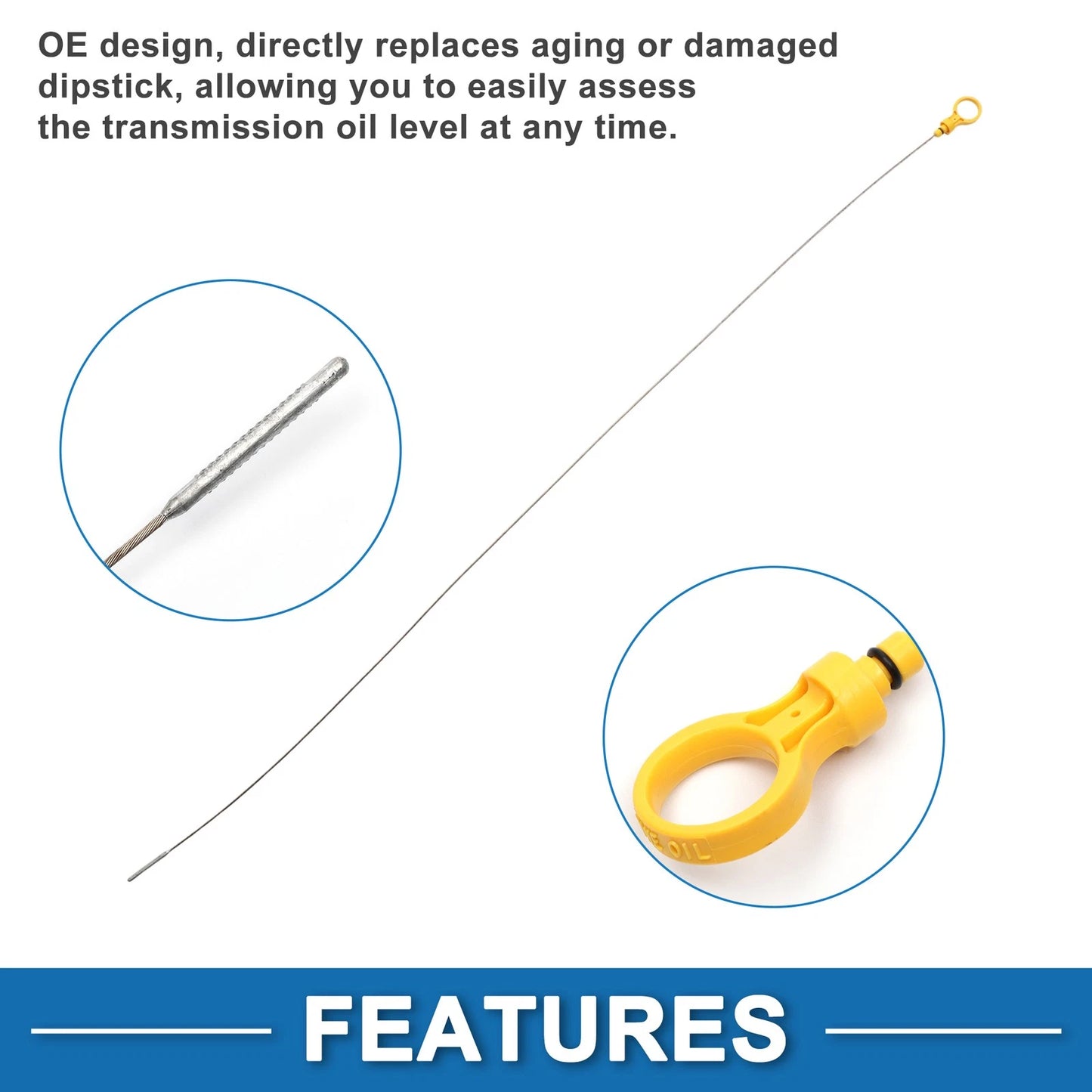 Engine Oil Dipstick 4.3L V6 for Chevrolet Express 2500 (2003-2014)