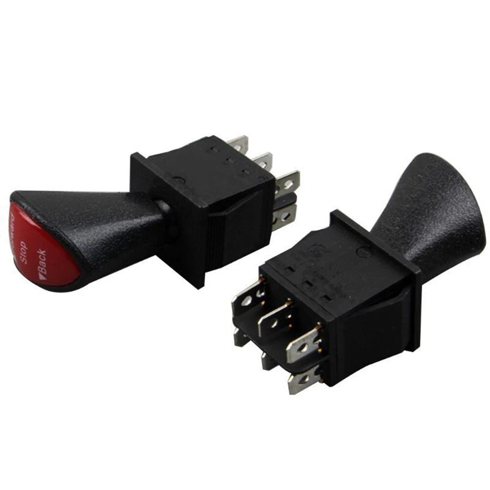 DPDT 6Pin Latching Slide Rocker Switch ForwardStopBack