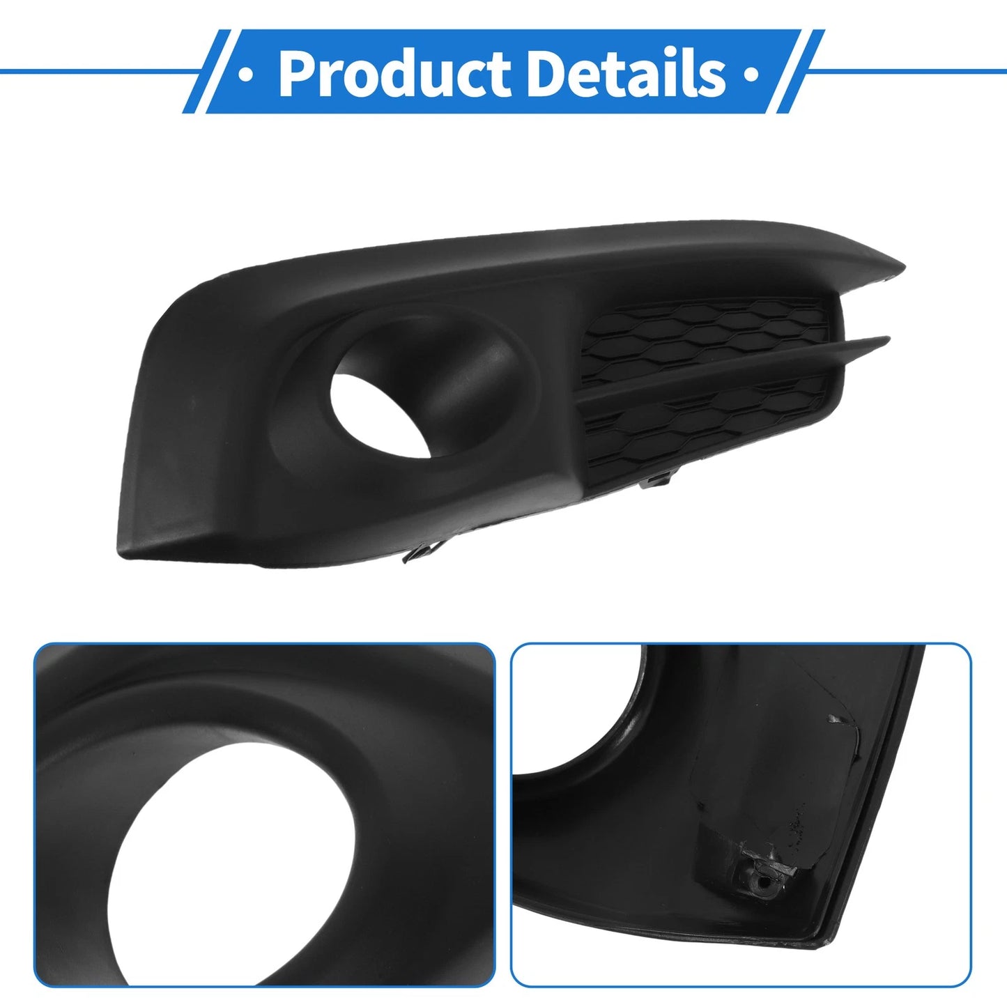 Front Right Fog Light Grill for Honda Civic (2016-2018)