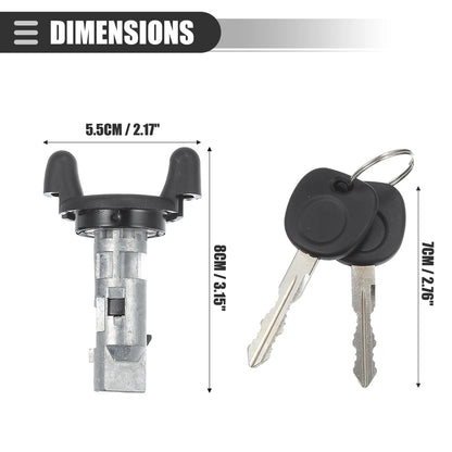 Ignition Switch Lock Cylinder Set for Chevy Silverado 1500 (1999-2004)