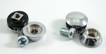 2 x Chrome Bolt Nut Screws for Toyota Hilux Vigo (2005-2014)