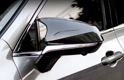 Carbon Fiber Ox Horn Rearview Mirror Side Lid Cover Trim for Lexus NX (2015-2021)